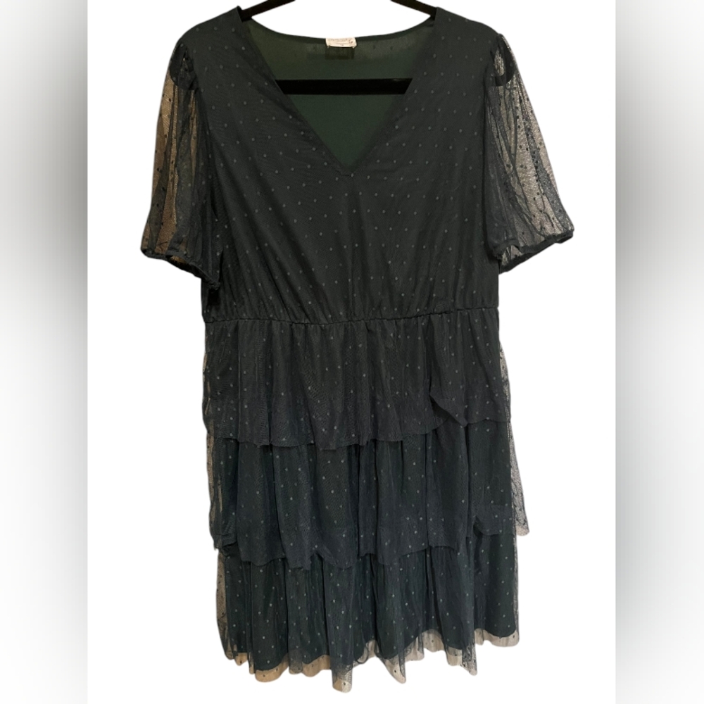 Siren Lily tiered dress sz XL 1X